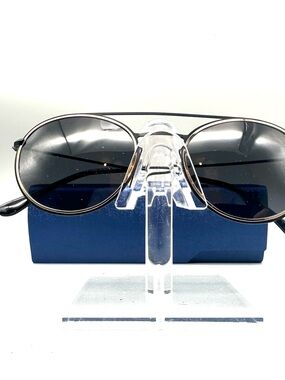 Matt Cascadia Aviator Sunglasses Black Gold Metal Frame DS17250 51-20-145 C1